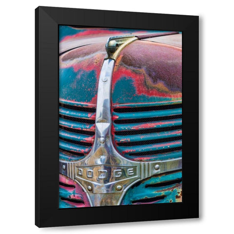 Truck Detail III Black Modern Wood Framed Art Print by Mahan, Kathy