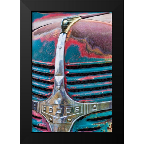 Truck Detail III Black Modern Wood Framed Art Print by Mahan, Kathy
