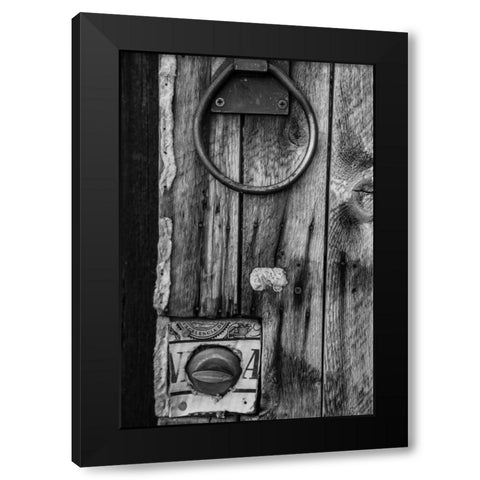 Ridgeway Door I Black Modern Wood Framed Art Print by Mahan, Kathy