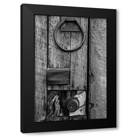 Ridgeway Door II Black Modern Wood Framed Art Print by Mahan, Kathy