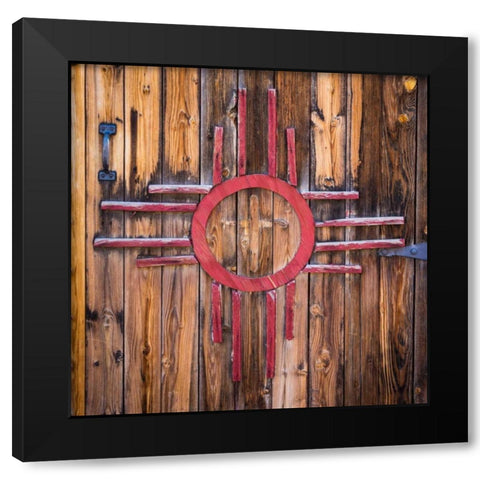 State Symbol Black Modern Wood Framed Art Print with Double Matting by Mahan, Kathy