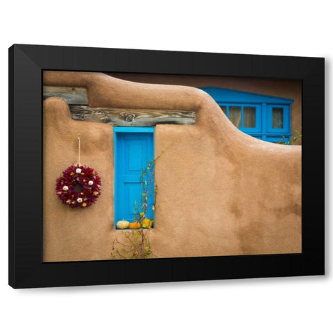 New Mexico Adobe I Black Modern Wood Framed Art Print by Mahan, Kathy