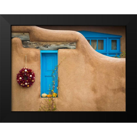 New Mexico Adobe I Black Modern Wood Framed Art Print by Mahan, Kathy