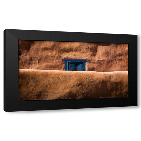 Window and Wall Black Modern Wood Framed Art Print with Double Matting by Mahan, Kathy