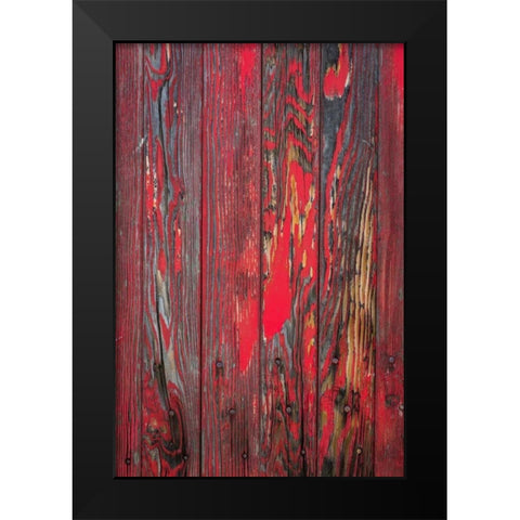 Old Paint II Black Modern Wood Framed Art Print by Mahan, Kathy