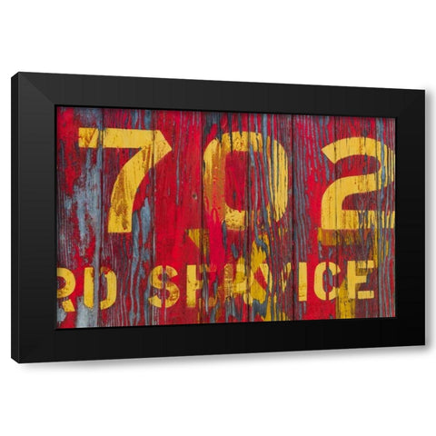 Railroad Detail I Black Modern Wood Framed Art Print by Mahan, Kathy