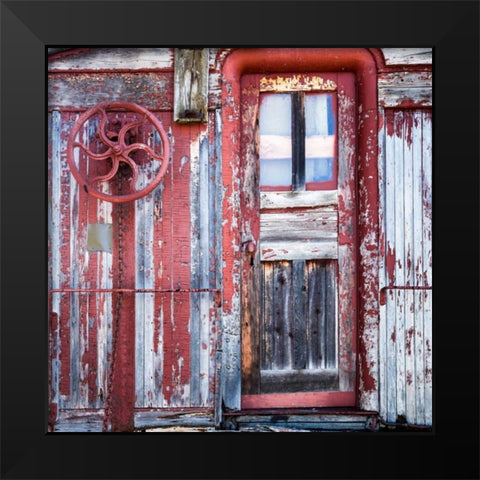 Old Train I Black Modern Wood Framed Art Print by Mahan, Kathy