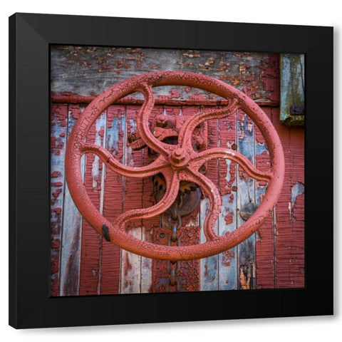 Old Train II Black Modern Wood Framed Art Print by Mahan, Kathy