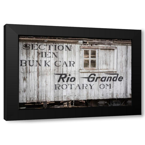 Historic Train II Black Modern Wood Framed Art Print by Mahan, Kathy