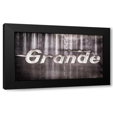 Grande Black Modern Wood Framed Art Print with Double Matting by Mahan, Kathy