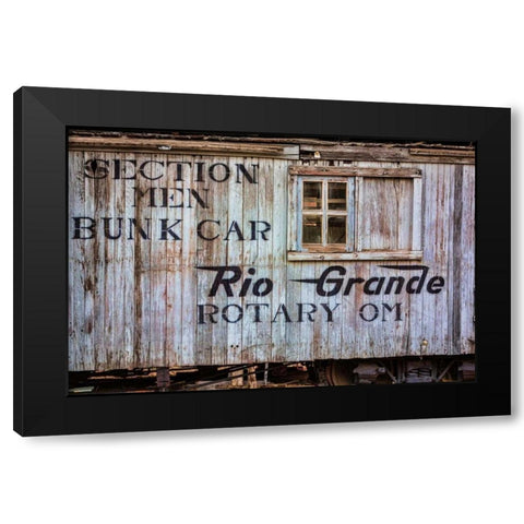 Bunk Car II Black Modern Wood Framed Art Print with Double Matting by Mahan, Kathy