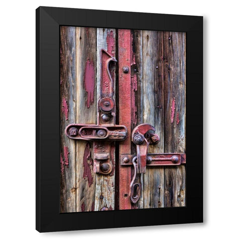 Train Details VII Black Modern Wood Framed Art Print with Double Matting by Mahan, Kathy