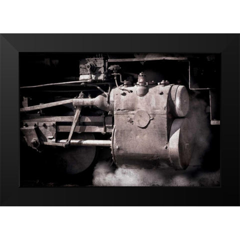 Steam Train I Black Modern Wood Framed Art Print by Mahan, Kathy