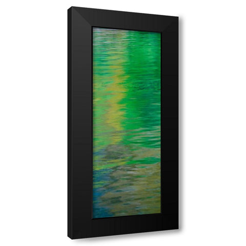Water Colors II Black Modern Wood Framed Art Print by Mahan, Kathy