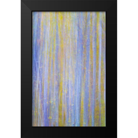 Forest Blur I Black Modern Wood Framed Art Print by Mahan, Kathy