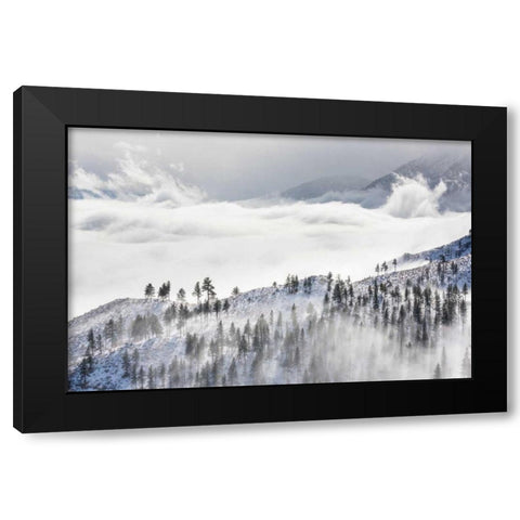 Daggett Pass II Black Modern Wood Framed Art Print by Mahan, Kathy