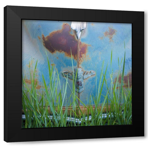 1947 Chyrsler IV Black Modern Wood Framed Art Print with Double Matting by Mahan, Kathy