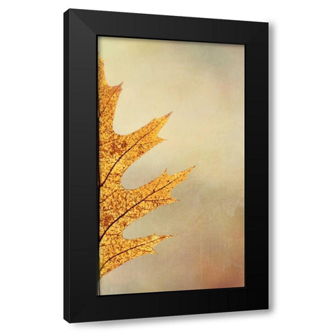 Oak Leaf II Black Modern Wood Framed Art Print by Mahan, Kathy