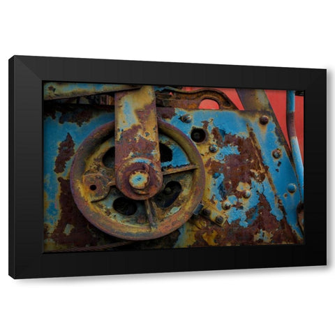 Historic Railroad VI Black Modern Wood Framed Art Print by Mahan, Kathy