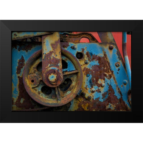 Historic Railroad VI Black Modern Wood Framed Art Print by Mahan, Kathy