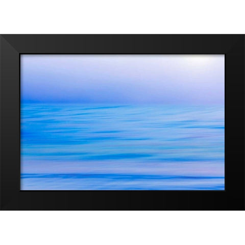 Hood Canal Fog II Black Modern Wood Framed Art Print by Mahan, Kathy