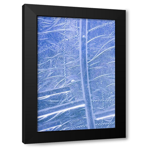Patterns in Glass I Black Modern Wood Framed Art Print with Double Matting by Mahan, Kathy