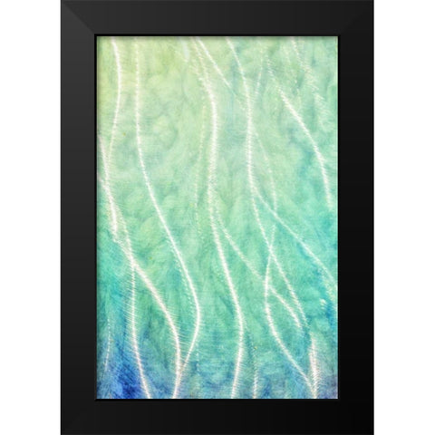 Polished Steel II Black Modern Wood Framed Art Print by Mahan, Kathy