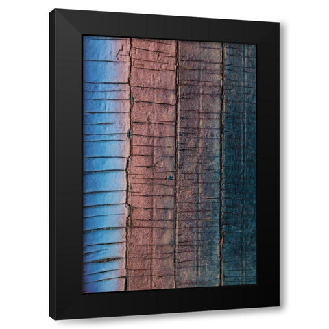 Weathered Black Modern Wood Framed Art Print by Mahan, Kathy