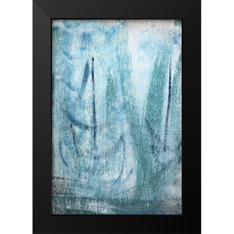 Grenada Abstract II Black Modern Wood Framed Art Print by Mahan, Kathy