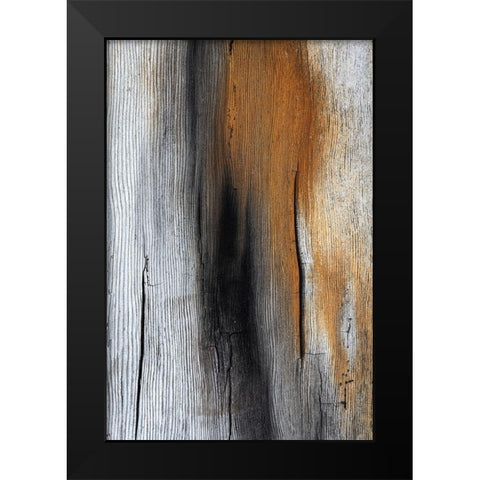 Wood Details IV Black Modern Wood Framed Art Print by Mahan, Kathy
