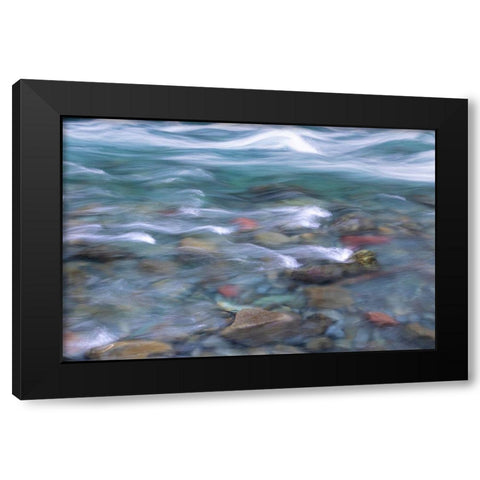 NF Skokomish River I Black Modern Wood Framed Art Print with Double Matting by Mahan, Kathy