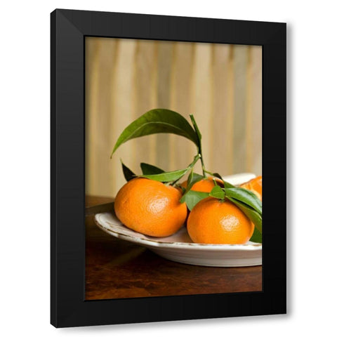 Oranges I Black Modern Wood Framed Art Print by Millet, Karyn