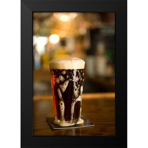 Happy Hour II Black Modern Wood Framed Art Print by Millet, Karyn