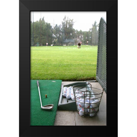Golf II Black Modern Wood Framed Art Print by Millet, Karyn