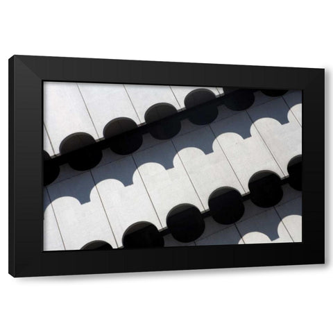 Shadows II Black Modern Wood Framed Art Print by Millet, Karyn