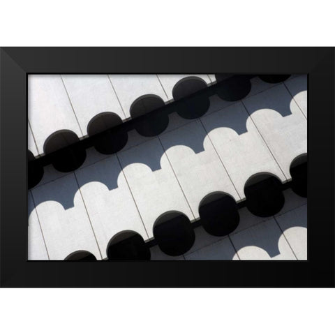 Shadows II Black Modern Wood Framed Art Print by Millet, Karyn