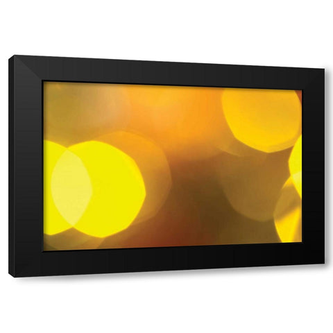 Yellow Black Modern Wood Framed Art Print by Millet, Karyn