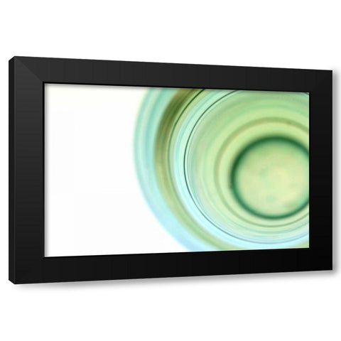 Green Black Modern Wood Framed Art Print by Millet, Karyn