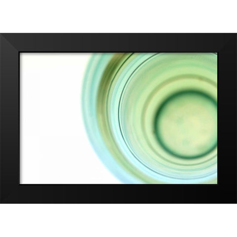 Green Black Modern Wood Framed Art Print by Millet, Karyn