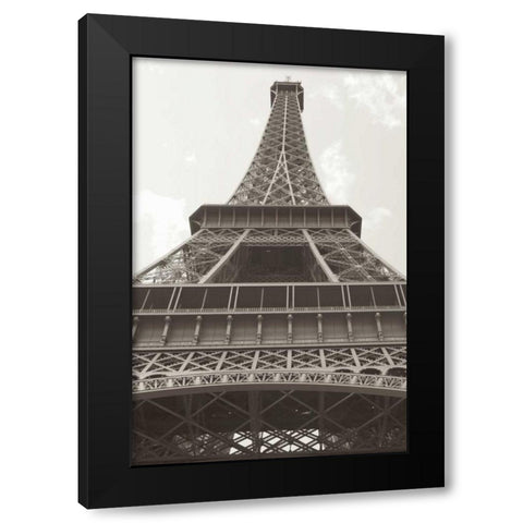Eiffel Tower V Black Modern Wood Framed Art Print by Millet, Karyn