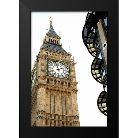 Big Ben Black Modern Wood Framed Art Print by Millet, Karyn