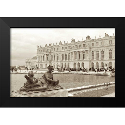 Views of France I Black Modern Wood Framed Art Print by Millet, Karyn