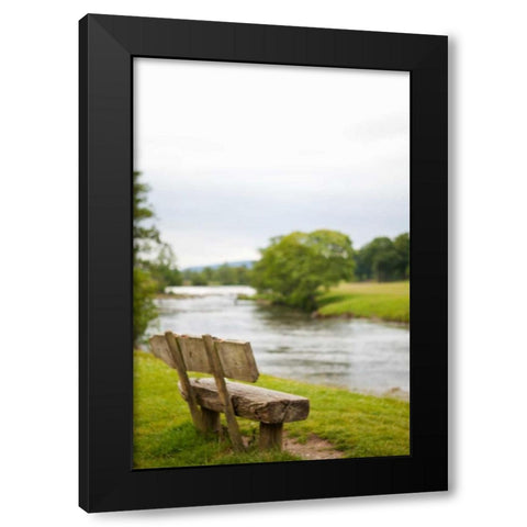 Place to Sit I Black Modern Wood Framed Art Print with Double Matting by Millet, Karyn