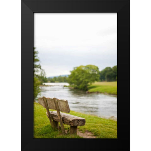 Place to Sit I Black Modern Wood Framed Art Print by Millet, Karyn