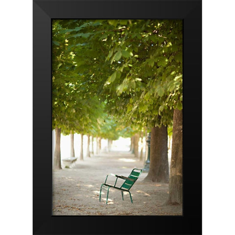 Place to Sit III Black Modern Wood Framed Art Print by Millet, Karyn