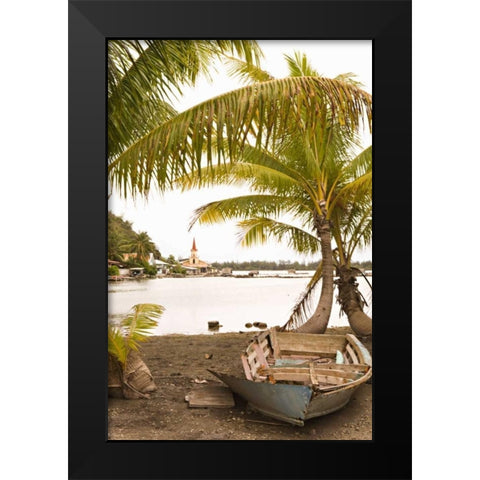 Tropical Oasis III Black Modern Wood Framed Art Print by Millet, Karyn