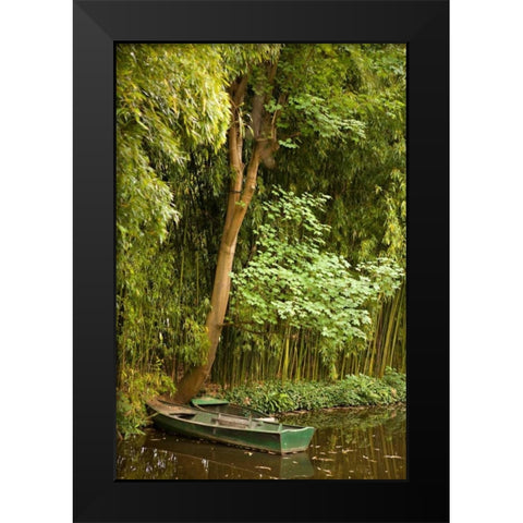 Tropical Oasis IV Black Modern Wood Framed Art Print by Millet, Karyn