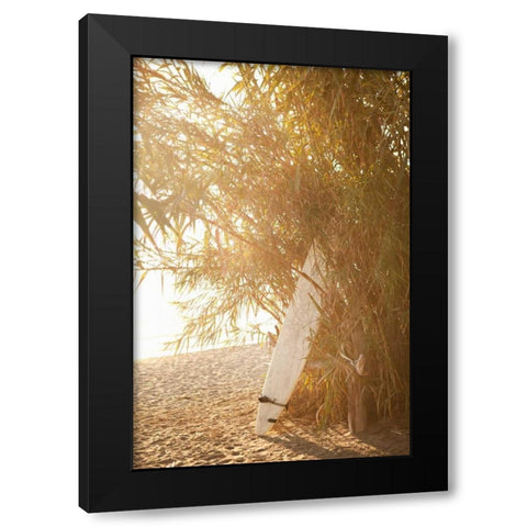 Tropical Oasis V Black Modern Wood Framed Art Print with Double Matting by Millet, Karyn