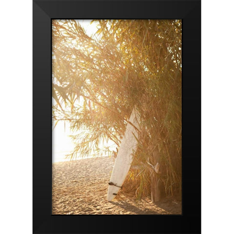 Tropical Oasis V Black Modern Wood Framed Art Print by Millet, Karyn