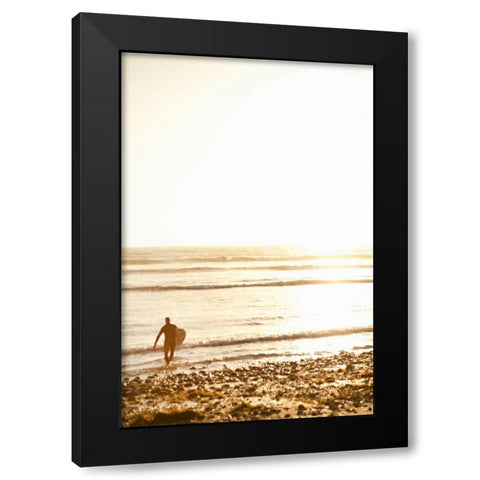 Tropical Oasis VI Black Modern Wood Framed Art Print by Millet, Karyn